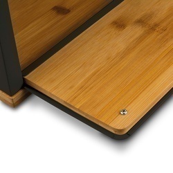 Chlebak stalowy dwupoziomowy Konighoffer Artesano 38 x 18 x 23 cm czarny