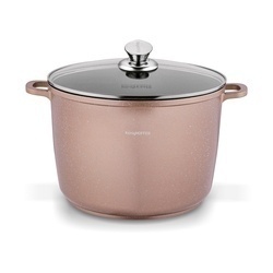 Garnek na indukcję wysoki Konighoffer Pollo Rose Gold 10 l i 2 nakładki