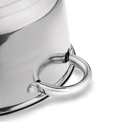 Garnek na indukcję ze stali nierdzewnej Konighoffer Bari Silver 6 l