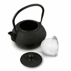 Imbryk do herbaty z zaparzaczem żeliwny Konighoffer Hanako 1,2 l czarny