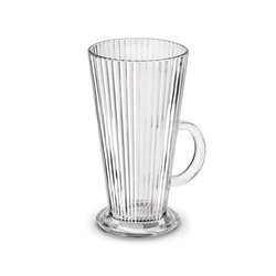 Komplet 6 szklanek do kawy Tadar Latte Anastazja 300 ml i 6 łyżeczek koktajlowych