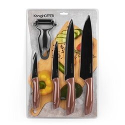 Komplet noży i obieraczka do warzyw Konighoffer Venga 5 elementów