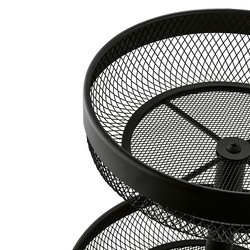Koszyk na owoce dwupoziomowy Konighoffer Harmony 31 x 30 cm czarny