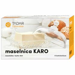 Maselniczka szklana Tadar Karo