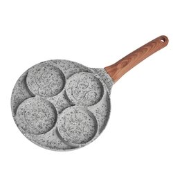 Patelnia granitowa do pancakes i placków Konighoffer Venga 21 cm i 5 miarek kuchennych