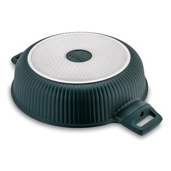 Patelnia marmurowa z pokrywką krótkie uchwyty Starke Pro Eridan 28 cm