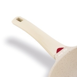 Patelnia WOK indukcyjna z pokrywką Konighoffer Creamy Marble 30 cm