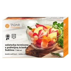 Salaterka szklana termiczna Tadar Sublime 650 ml