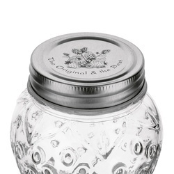 Słoik szklany z metalową zakrętką Tadar Truskawka 500 ml