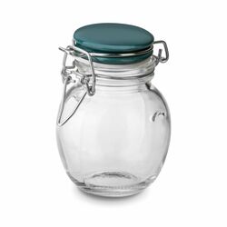 Słoik z klipsem Tadar 130 ml mix kolorów ceramiczna pokrywka