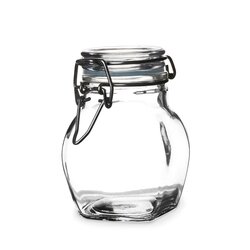 Słoiki szklane z klipsem i silikonową uszczelką Tadar Baryłka 100 ml 6 sztuk