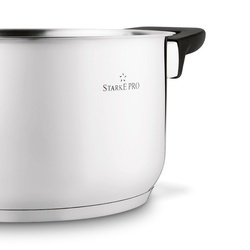 Garnek nierdzewny z pokrywką Starke Pro Sfera 1,7 l