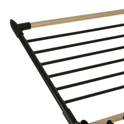 Suszarka balkonowa Konighoffer Spring Black Wooden 174 x 61 x 108 cm