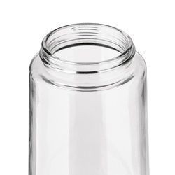 Szklana butelka na ocet i oliwę ze spryskiwaczem Tadar 450 ml beżowa