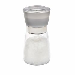 Szklany młynek ręczny do soli i pieprzu Tadar 170 ml szary