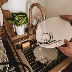 Talerz obiadowy kwadratowy Tadar Dolce Vita 25,5 cm