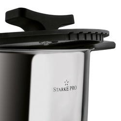 Zestaw garnków nierdzewnych z pokrywkami Starke Pro Eterno 8 elementów