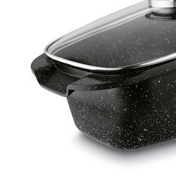 Brytfanna aluminiowa z powłoką ceramiczną i aromatyzerem Konighoffer Kingstone 5,5 l