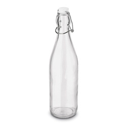 Butelka szklana z klipsem Tadar 500 ml okrągła
