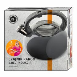 Czajnik na indukcję Konighoffer Fargo 2,8 l szary
