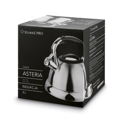 Czajnik ze stali nierdzewnej Starke Pro Asteria II 3 l satyna