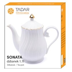 Dzbanek do herbaty Tadar Sonata 1,3 l porcelanowy