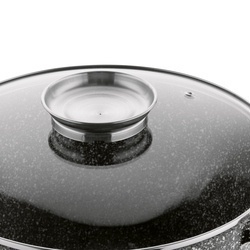Garnek ceramiczny wysoki Konighoffer Kingstone 4 l okrągły z aromatyzerem