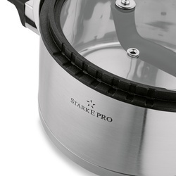 	Garnek nierdzewny z pokrywką Starke Pro Rigor 1,7 l