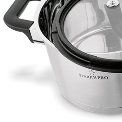 Garnek nierdzewny z pokrywką Starke Pro Rigor 2,4 l