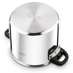 Garnek wysoki nierdzewny z pokrywką Starke Pro Sante 10,5 l indukcja