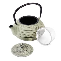 Imbryk do herbaty z zaparzaczem żeliwny Konighoffer Hanako 0,8 l szary