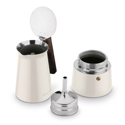 Kawiarka nierdzewna Konighoffer Cortado 6 filiżanek kremowa