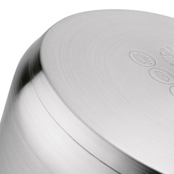 Komplet garnków prostych ze stali nierdzewnej z pokrywkami Tadar 6 elementów 4 l, 6,5 l, 8 l