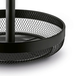 Koszyk na owoce dwupoziomowy Konighoffer Harmony 31 x 30 cm czarny