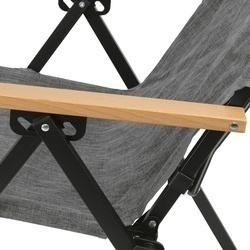 Krzesło ogrodowe turystyczne z torbą Tadar Outdoor 4 pozycje 59 x 67 x 100 cm