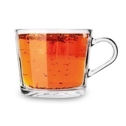 Kubki szklane Tadar Sue 450 ml 2 sztuki i 2 łyżeczki do herbaty