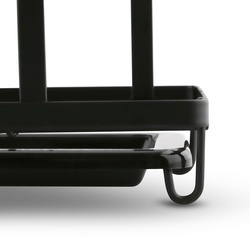 Organizer do zlewu druciany Tadar Trendy 23,5 x 13,5 x 15 cm czarny