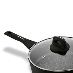 Patelnia indukcyjna głęboka non-stick z pokrywką Starke Pro Sesar 26 cm