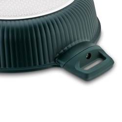 Patelnia marmurowa z pokrywką krótkie uchwyty Starke Pro Eridan 28 cm