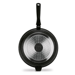 Patelnia na indukcję głęboka Konighoffer Pollo Black 28 x 7 cm