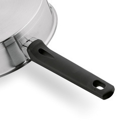 Patelnia nierdzewna non-stick z pokrywką Starke Pro Rigor 24 cm