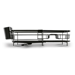 Suszarka do naczyń z ociekaczem i tacą Konighoffer 53 x 30 x 15,5 cm czarna