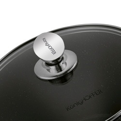 Zestaw 2 garnków na indukcję wysokich Konighoffer Pollo 6,8 l 10 l i 4 nakładki