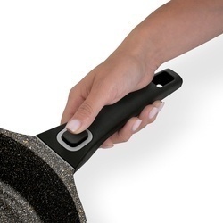 Zestaw 3 patelni marmurowych na indukcję Starke Pro Svart Marble 20 cm 24 cm 28 cm