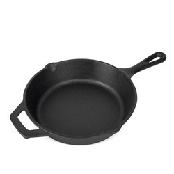 Zestaw 3 patelni żeliwnych z nakładką silikonową Konighoffer 20 cm 24,5 cm 29 cm