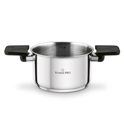 Zestaw garnków nierdzewnych z pokrywkami Starke Pro Creativo 8 elementów