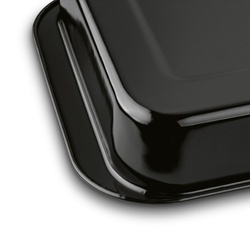 Brytfanna emaliowana do pieczenia Tadar 41 x 26,5 x 6 cm prostokątna