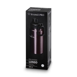 Butelka termiczna Starke Pro Lungo 600 ml jasny brąz