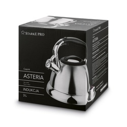 Czajnik ze stali nierdzewnej Starke Pro Asteria II 3 l satyna