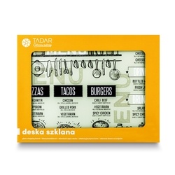 Deska do krojenia szklana Tadar Cut Art 40 x 30 cm